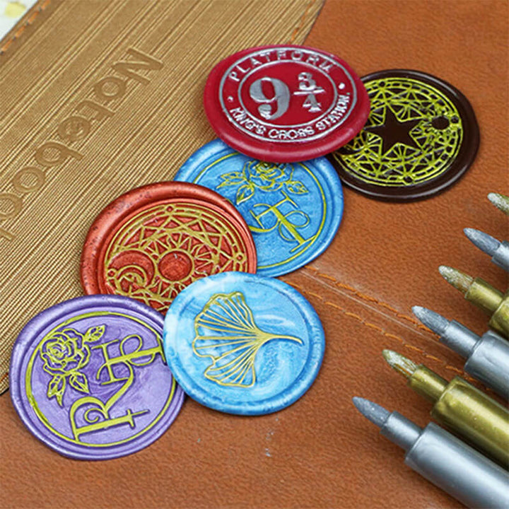 Metalliske Markeringspenner for Kreative Kunstprosjekter