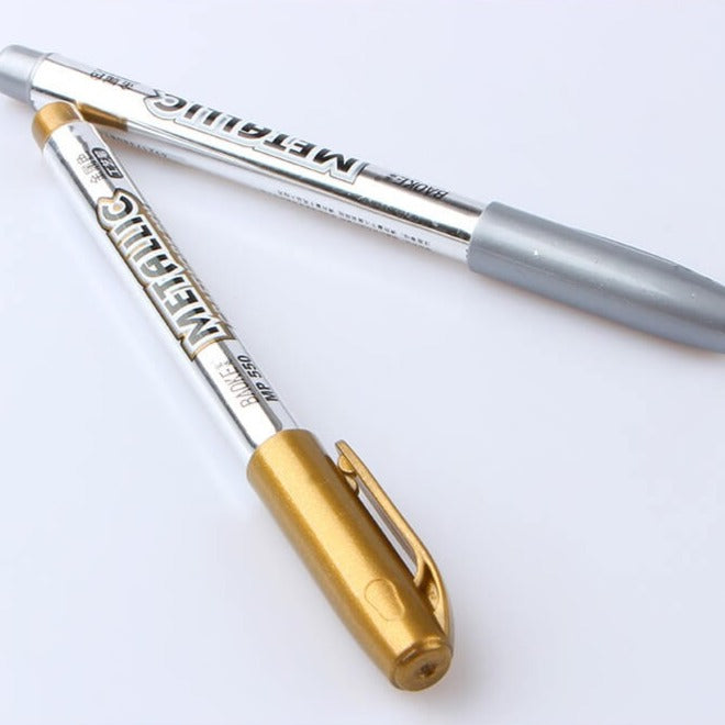 Metalliske Markeringspenner for Kreative Kunstprosjekter
