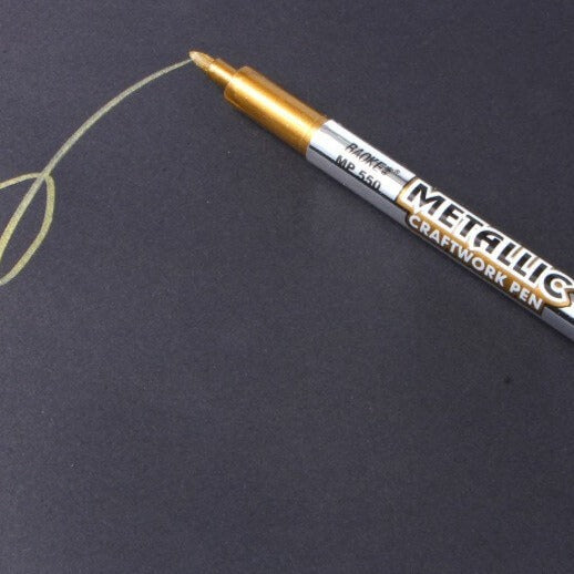Metalliske Markeringspenner for Kreative Kunstprosjekter