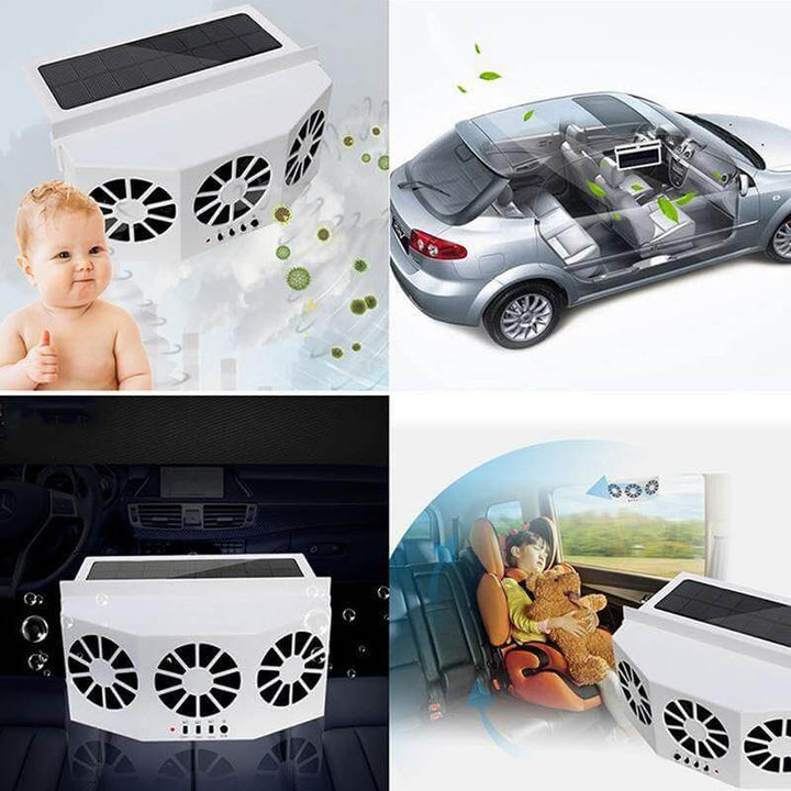 Bilvifte med Solcellepanel – Frisk Luft i Bilen
