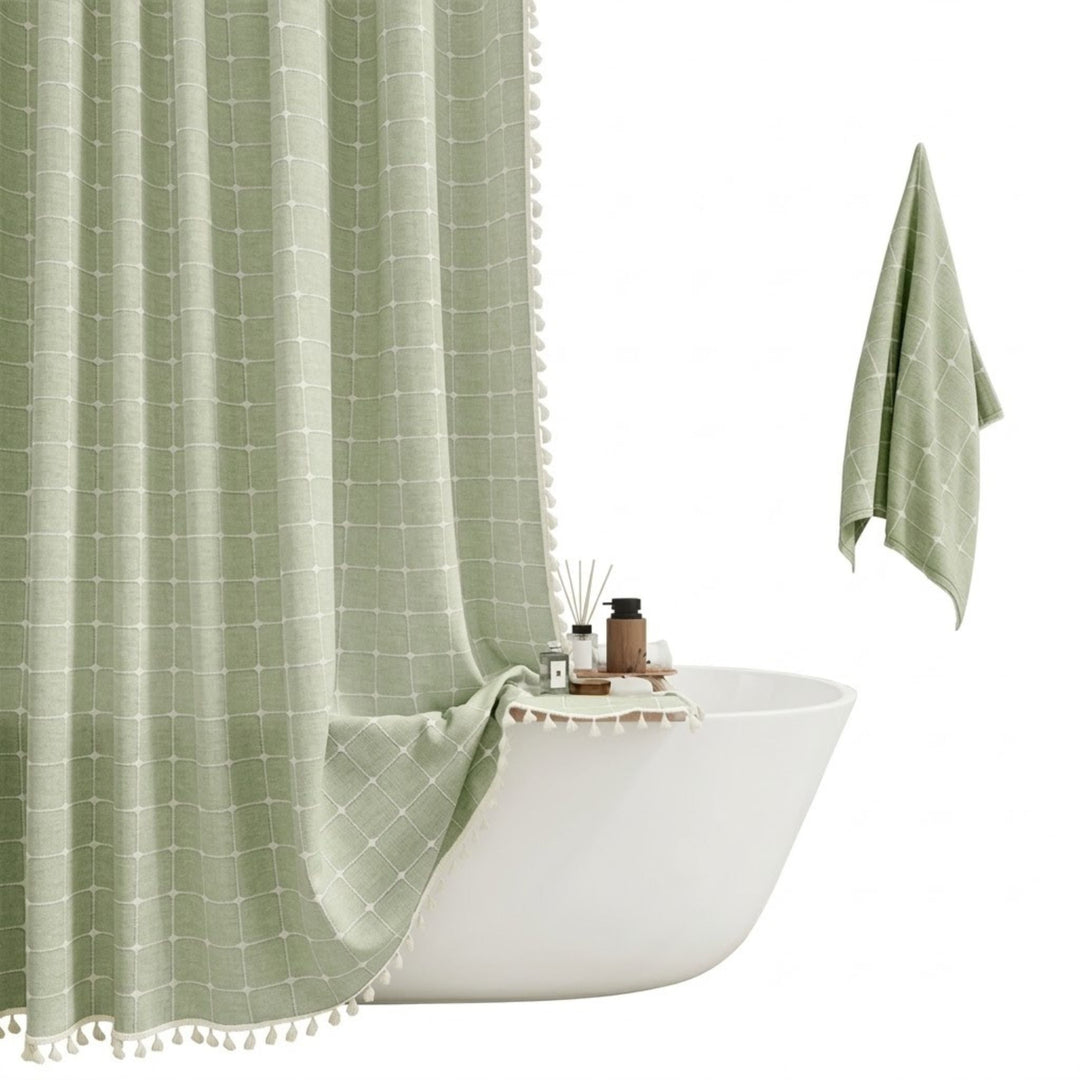 Boho Dusjforheng for Kvinner med Dusker – Elegant Badestil