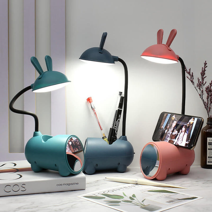 Bordlampe med LED Berøringskontroll og Penneholder