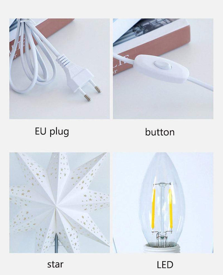 Bordlampe med Stjernedesign