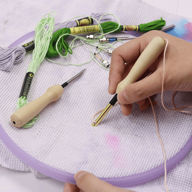 Avstressende Broderinålesett for Enkle og Vakre Kunstverk