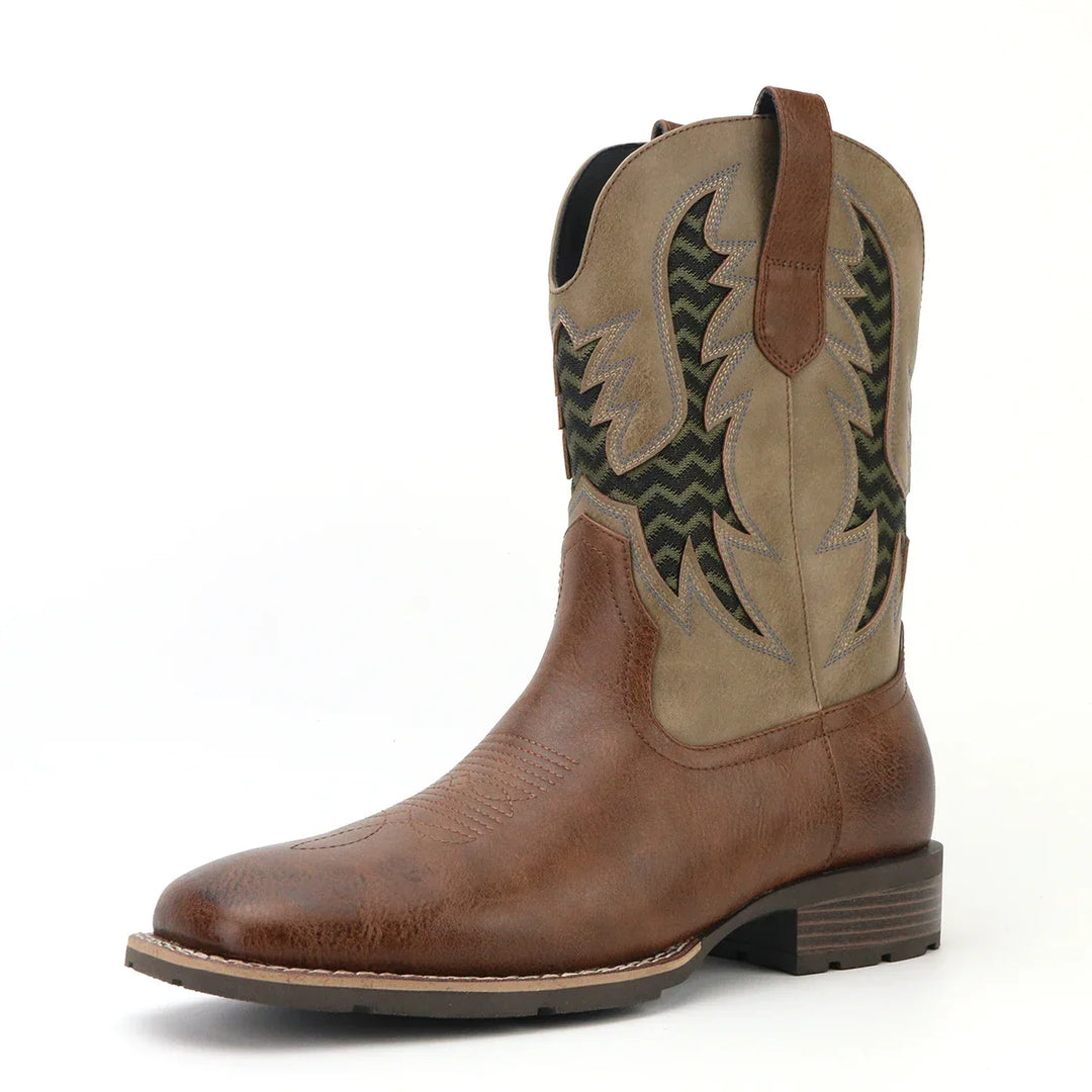 Herre Cowboy Boots Vintage Stil – Tidløs Eleganse