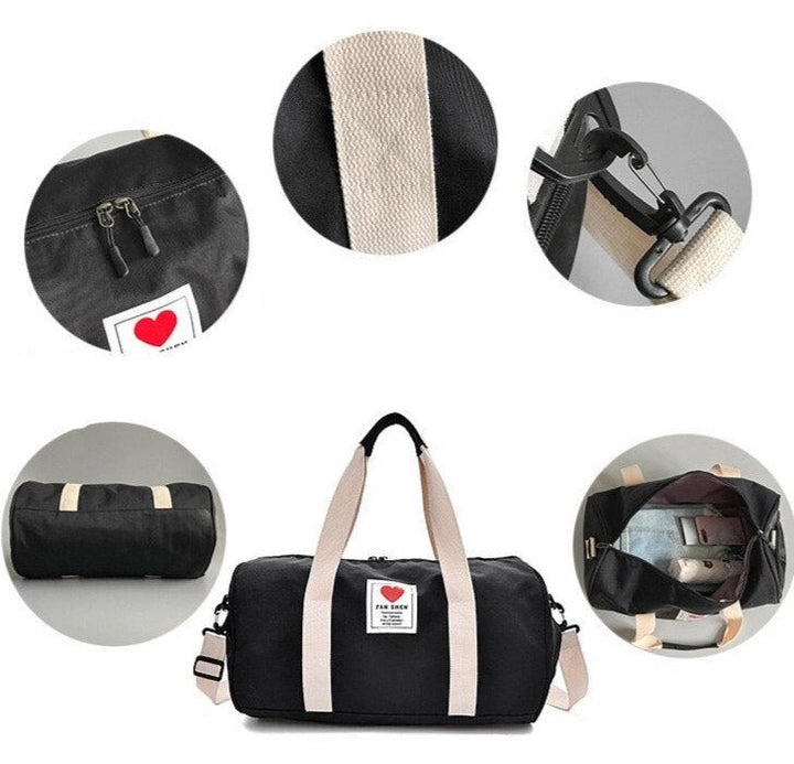Dame Duffelbag for Reise og Trening – Romslig og Stilig