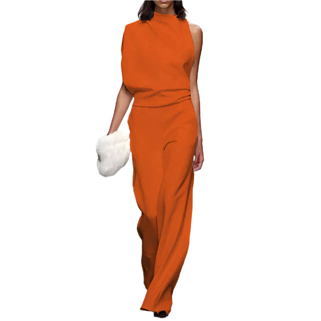 Dame Jumpsuit – Løs, Ermeløs &amp; Komfortabel for Sommeren