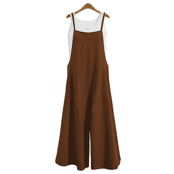 Dame Jumpsuit Løs &amp; Ermeløs – Perfekt Sommerkomfort
