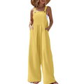 Dame Jumpsuit med Brede Bukseseler – Komfortabel & Stilfull