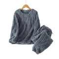 Rutete Pyjamassett for Kvinner - Myk Loungewear