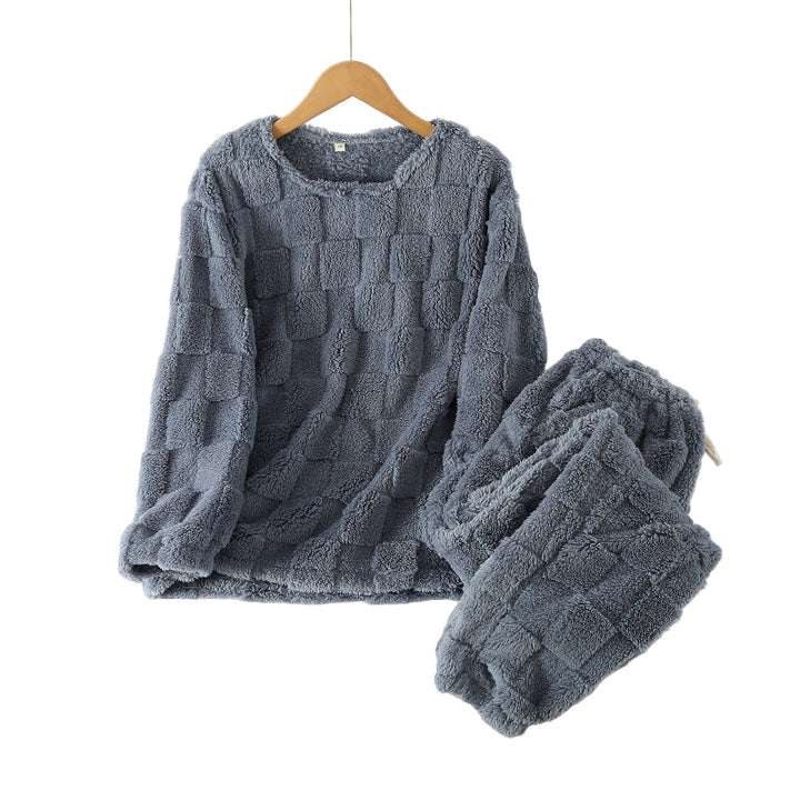 Rutete Pyjamassett for Kvinner - Myk Loungewear