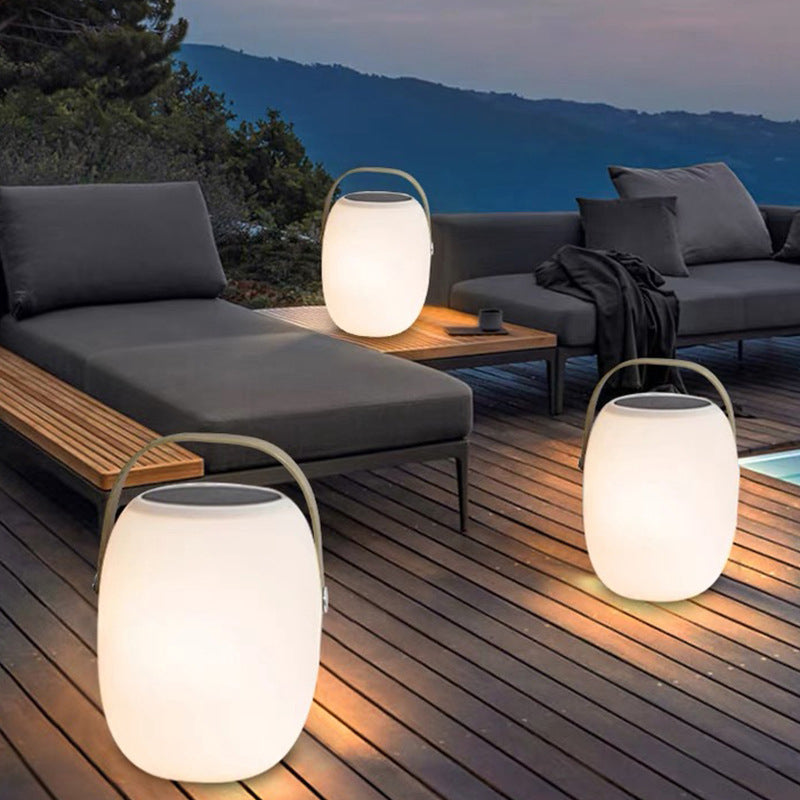Utendørs LED Lampe for Hage, Solcelledrevet