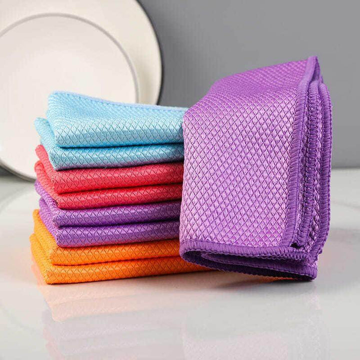 Effektiv Mikrofiber Rengjøringsklut for Hjemmet – Flekkfrie Resultater