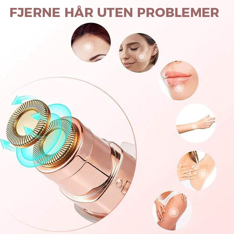 Dame Ansigtshårfjerner med USB-opladning og Læbestiftdesign