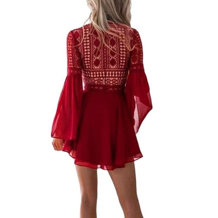 Bohemsk blondekjole for kvinner – Festivalklar &amp; Elegant