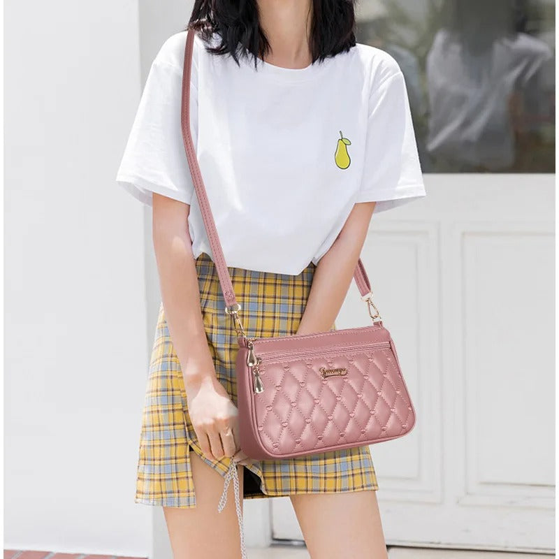 Brodert Crossbody-Veske for Kvinner