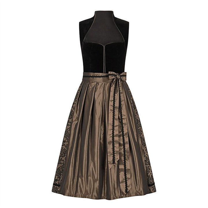 Kvinnes Dirndl Kjole Tradisjonell Stil