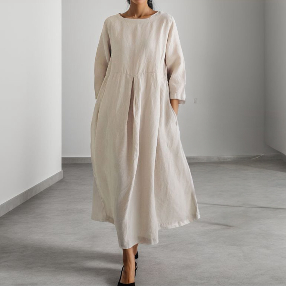 Elegant Dame Sommerkjole – Flatterende Passform