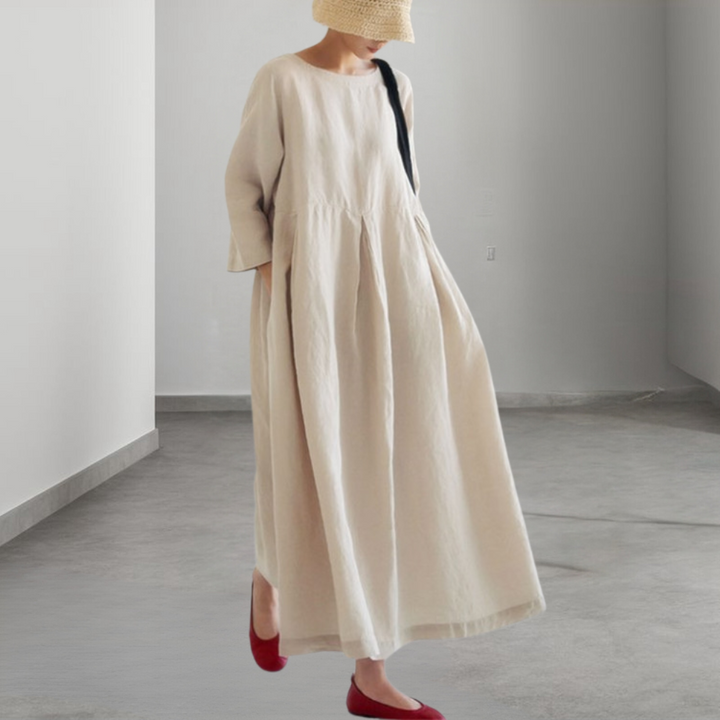 Elegant Dame Sommerkjole – Flatterende Passform
