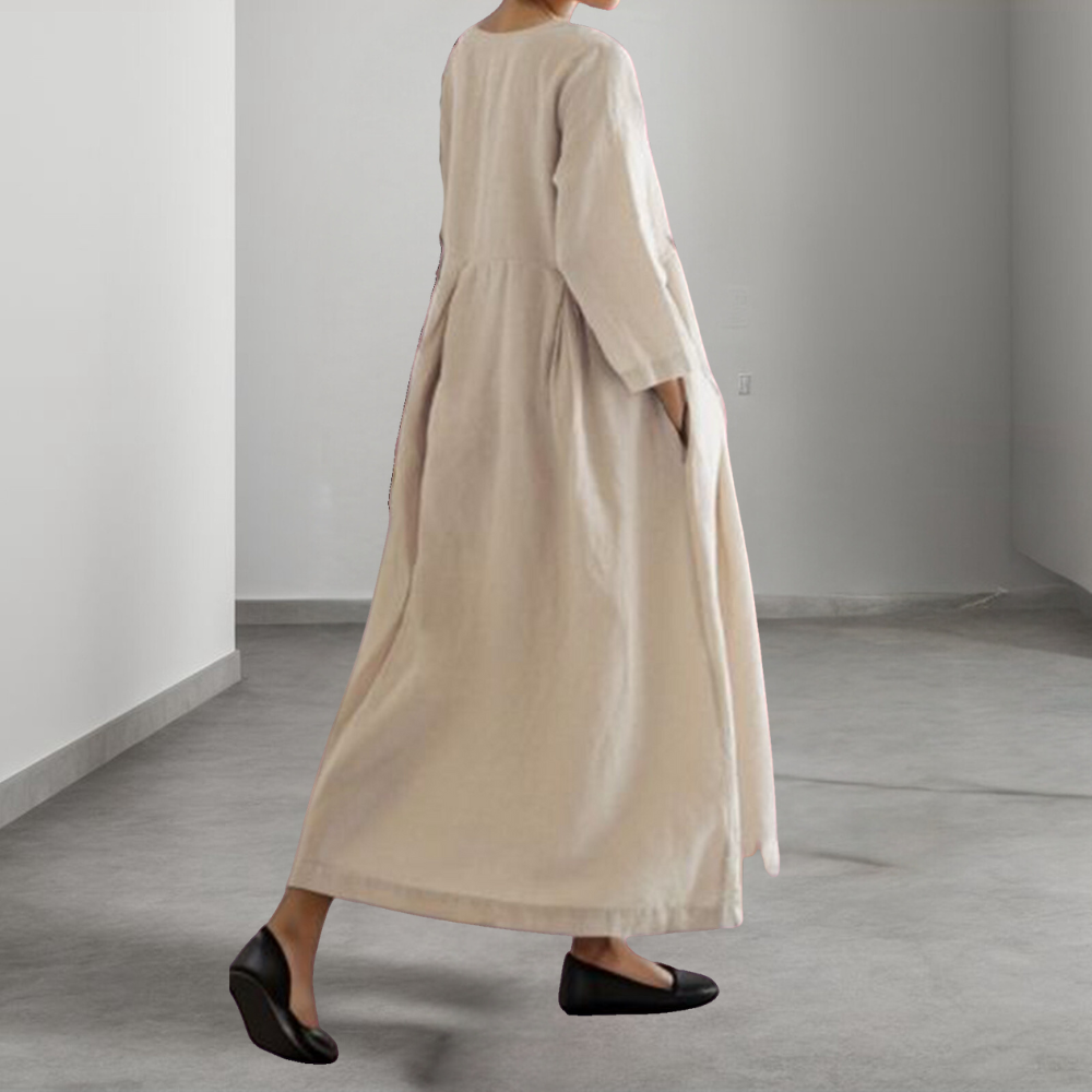 Elegant Dame Sommerkjole – Flatterende Passform