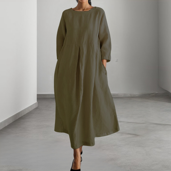 Elegant Dame Sommerkjole – Flatterende Passform