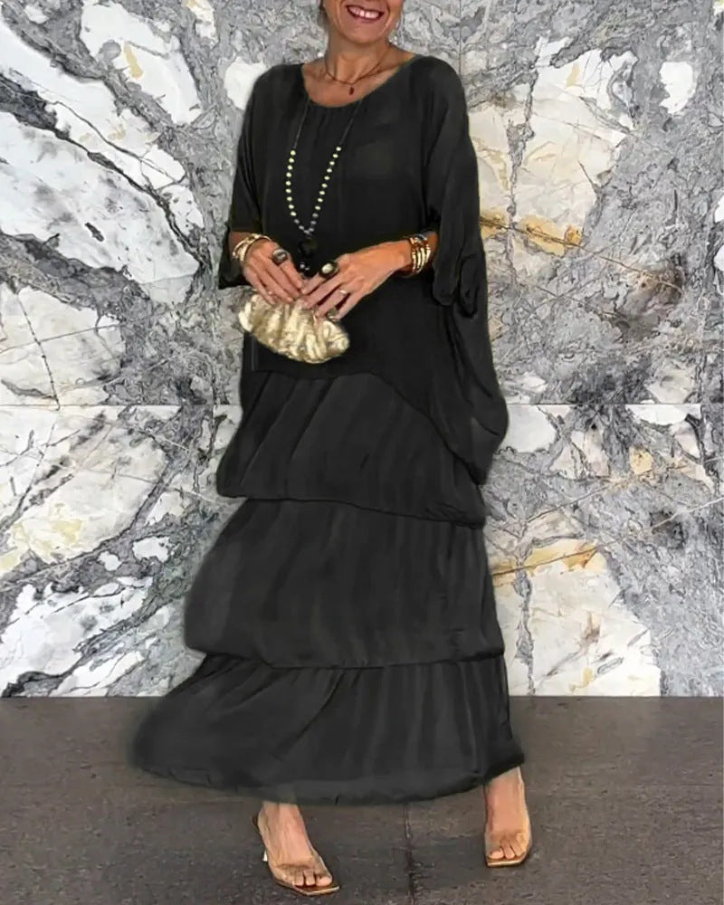 Elegant Casual Kjole for Kvinner – Allsidig og Komfortabel