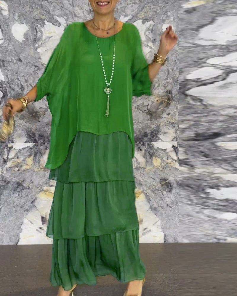 Elegant Casual Kjole for Kvinner – Allsidig og Komfortabel