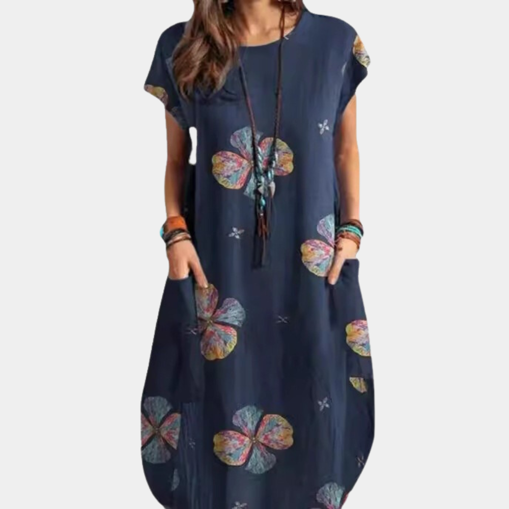 Trendy Midikjole - Kvinner | Chic Håndlaget Kjole