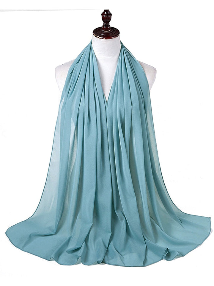 Elegant Chiffon Hijab Pannebånd for Kvinner