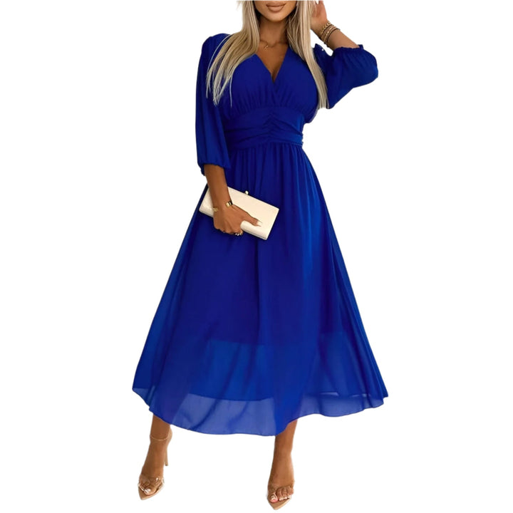 Elegant Chiffongkjole for Kvinner – Lett &amp; Silkemyk Komfort