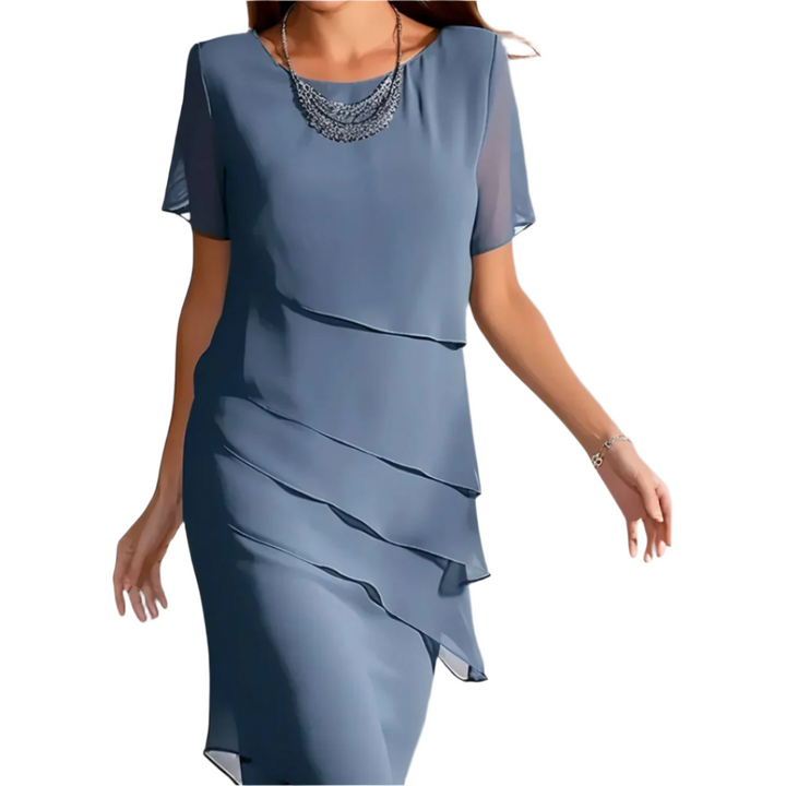 Elegant Chiffonkjole for Kvinner – Tidløs Fest og Bryllup