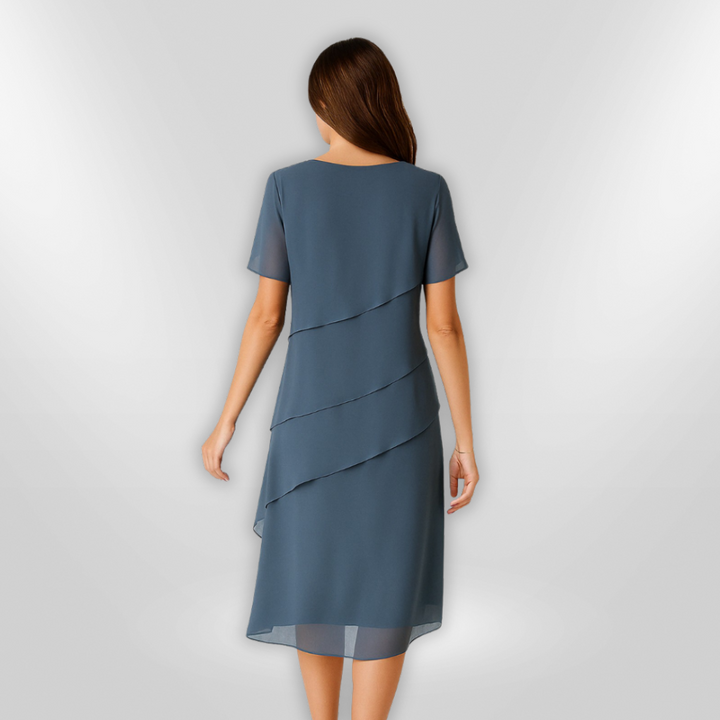Elegant Chiffonkjole for Kvinner – Tidløs Fest og Bryllup