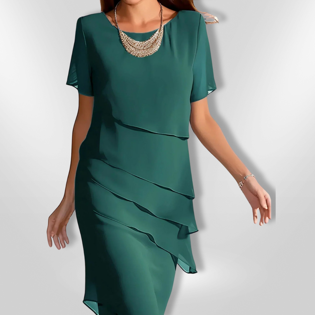 Elegant Chiffonkjole for Kvinner – Tidløs Fest og Bryllup