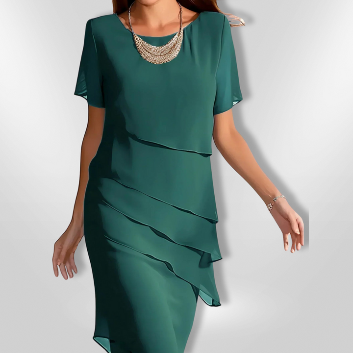 Elegant Chiffonkjole for Kvinner – Tidløs Fest og Bryllup