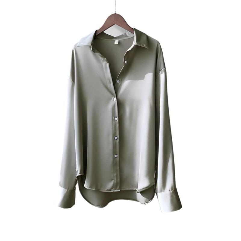 Damebluse med Reverskrage – Elegant og Komfortabel