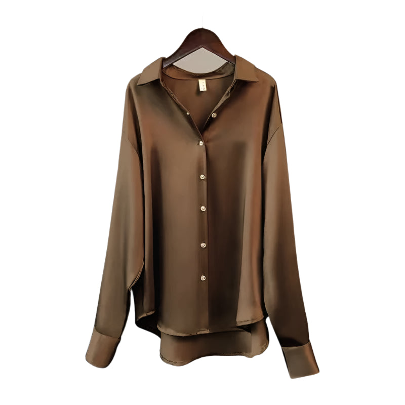 Damebluse med Reverskrage – Elegant og Komfortabel