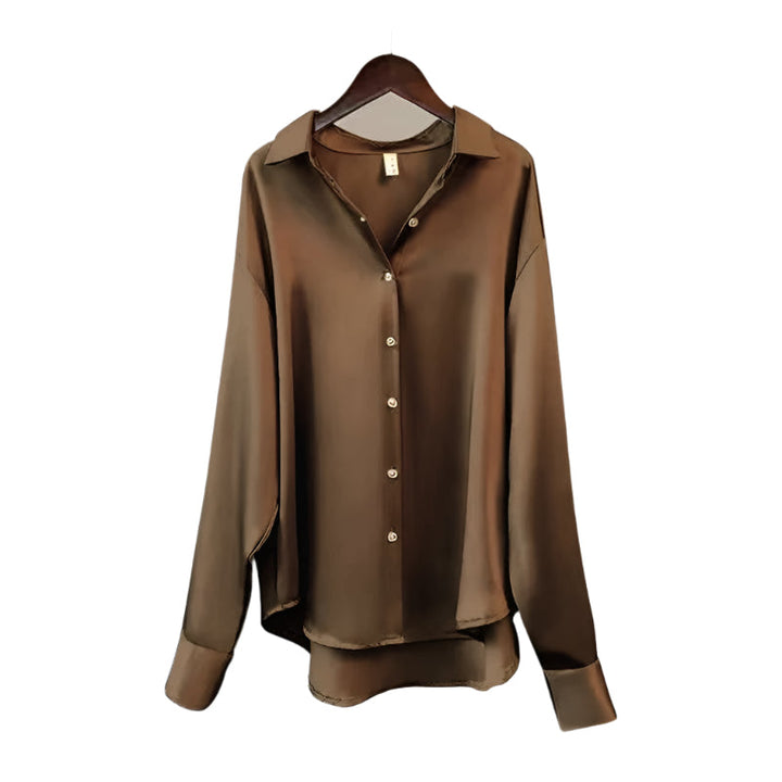 Damebluse med Reverskrage – Elegant og Komfortabel