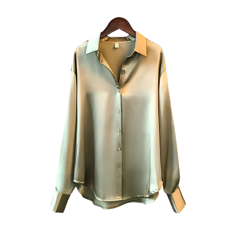Damebluse med Reverskrage – Elegant og Komfortabel