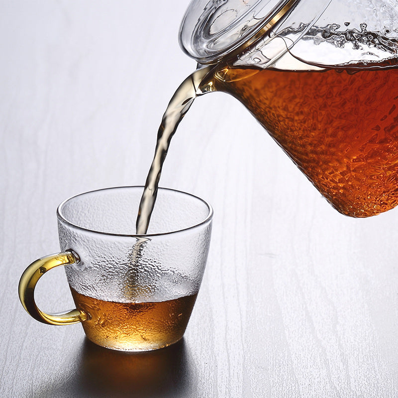 Elegant Tekanne i Glass med Infuser for Perfekte Teøyeblikk