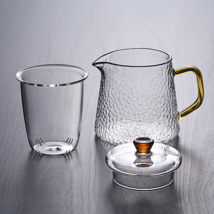 Elegant Tekanne i Glass med Infuser for Perfekte Teøyeblikk