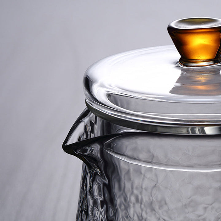 Elegant Tekanne i Glass med Infuser for Perfekte Teøyeblikk
