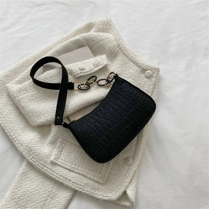 Dame Filt Skulderveske – Hverdagsstil med Moderne Minimalisme