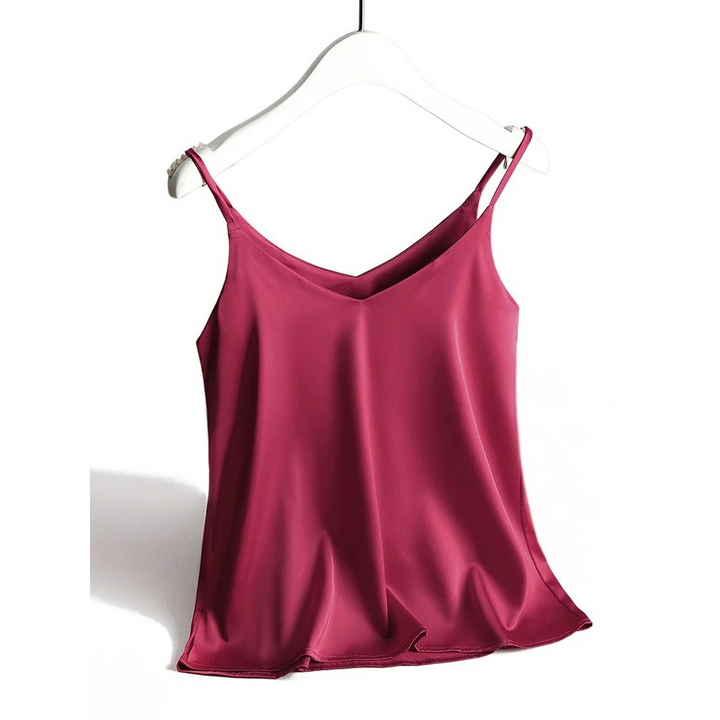 Kvinners Elegant Halter Spaghettitopp med V-hals