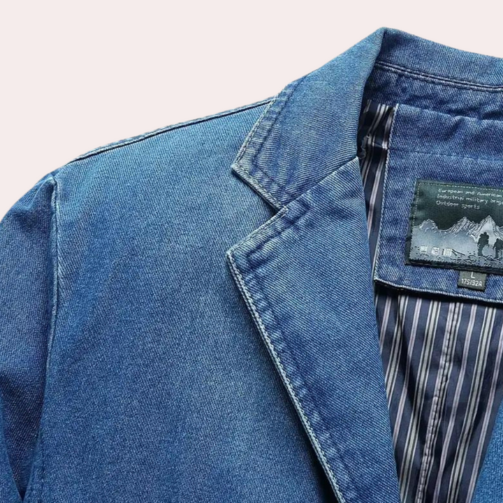 Herre Avslappet Blazer – Allsidig og Komfortabel Stil
