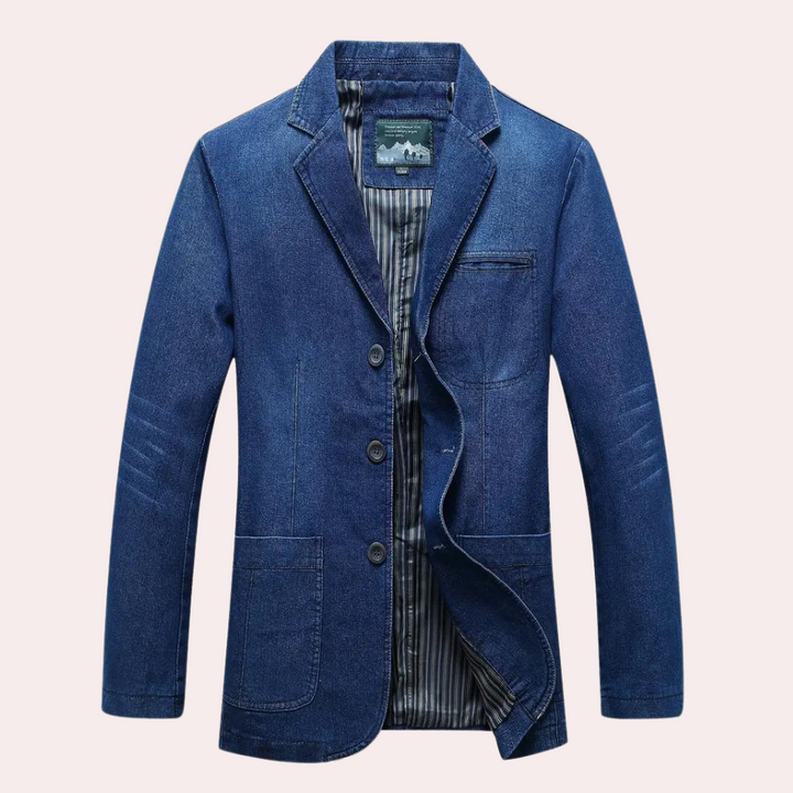 Herre Avslappet Blazer – Allsidig og Komfortabel Stil