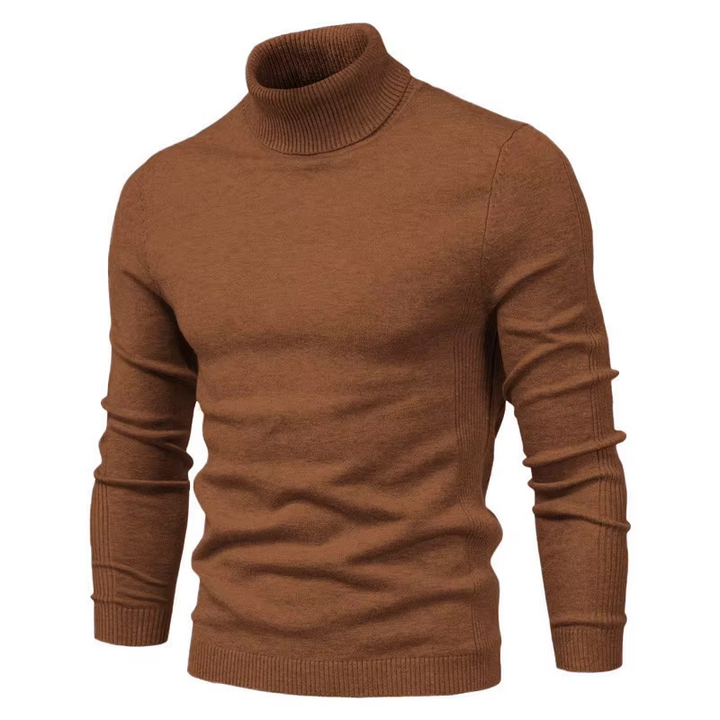 Herres Turtleneck Genser i Klassisk Stil