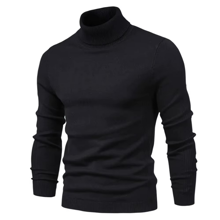 Herres Turtleneck Genser i Klassisk Stil
