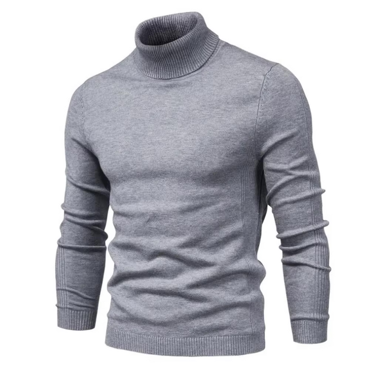Herres Turtleneck Genser i Klassisk Stil
