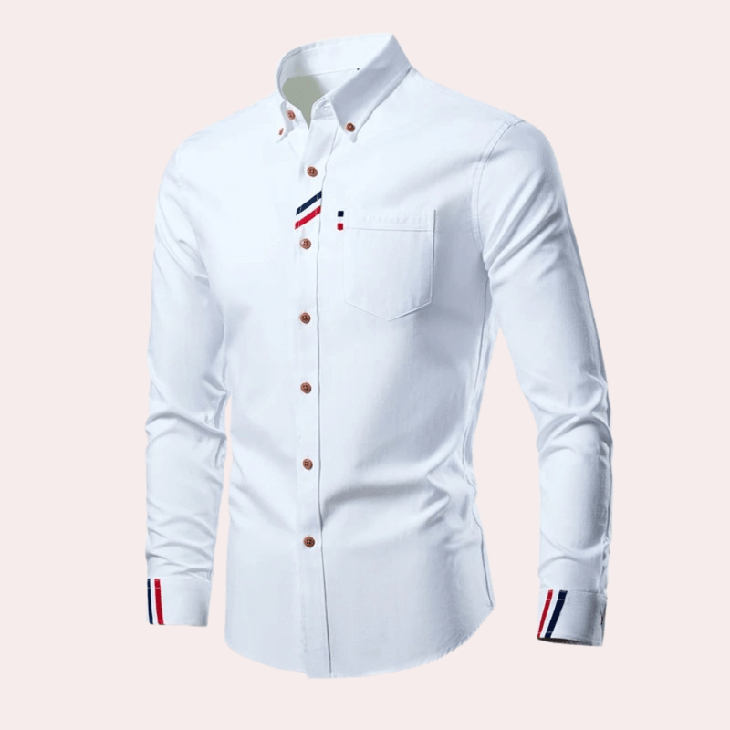 Elegant Skjorte for Herre med Lange Ermer