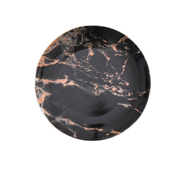 Elegant Keramisk Marmorplate – For Raffinerte Måltider Hjemme